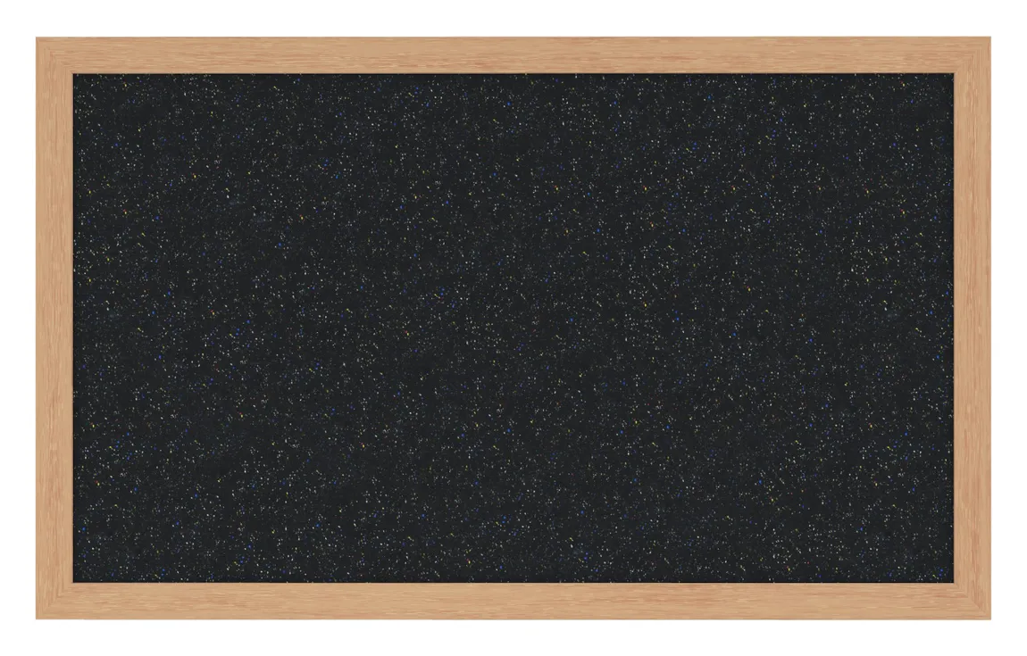 Rubber Bulletin Board with Wood Frame