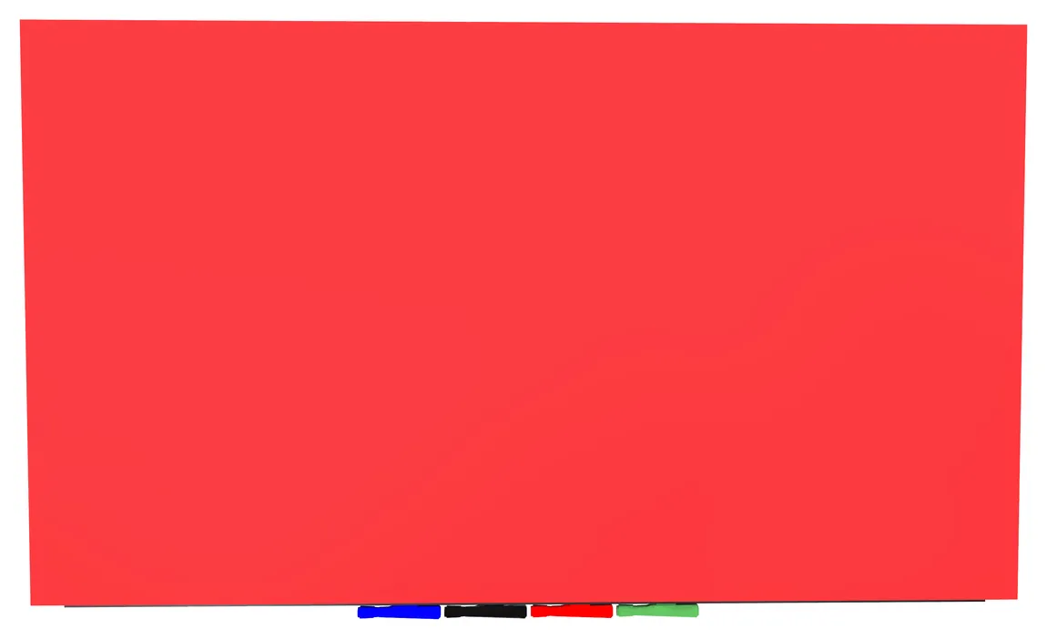 small magnetic glass dry erase whiteboard 14