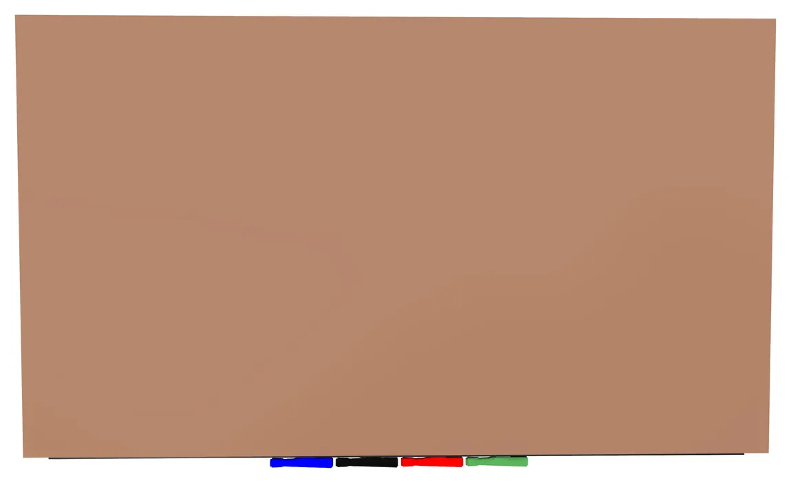 small magnetic glass dry erase whiteboard 16