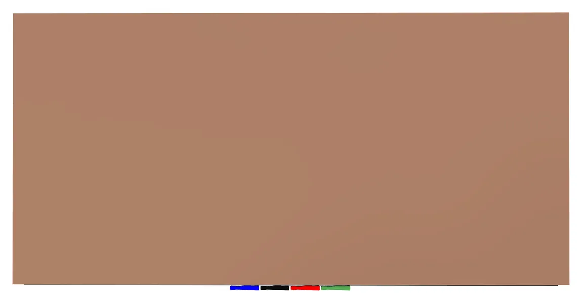 small magnetic glass dry erase whiteboard 16