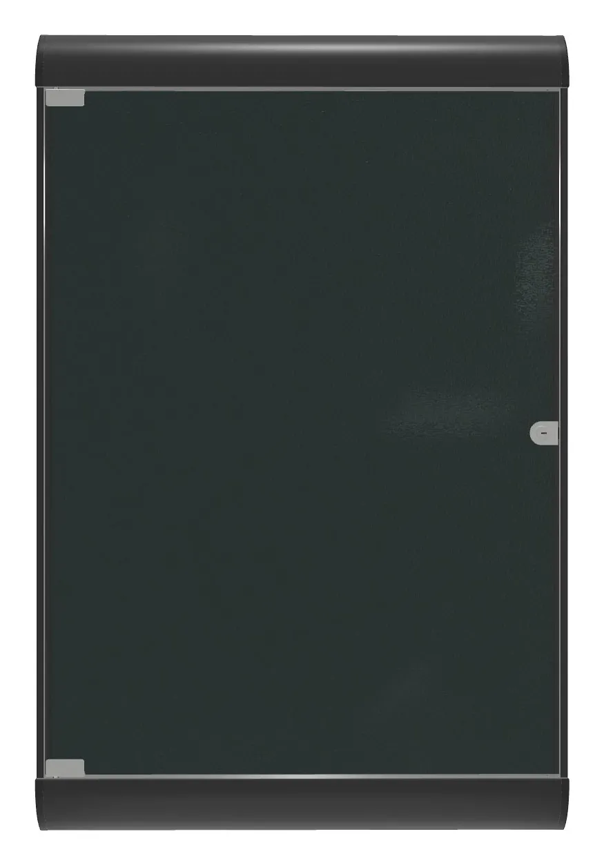 Enclosed Bulletin Board with Vinyl Surface - 28