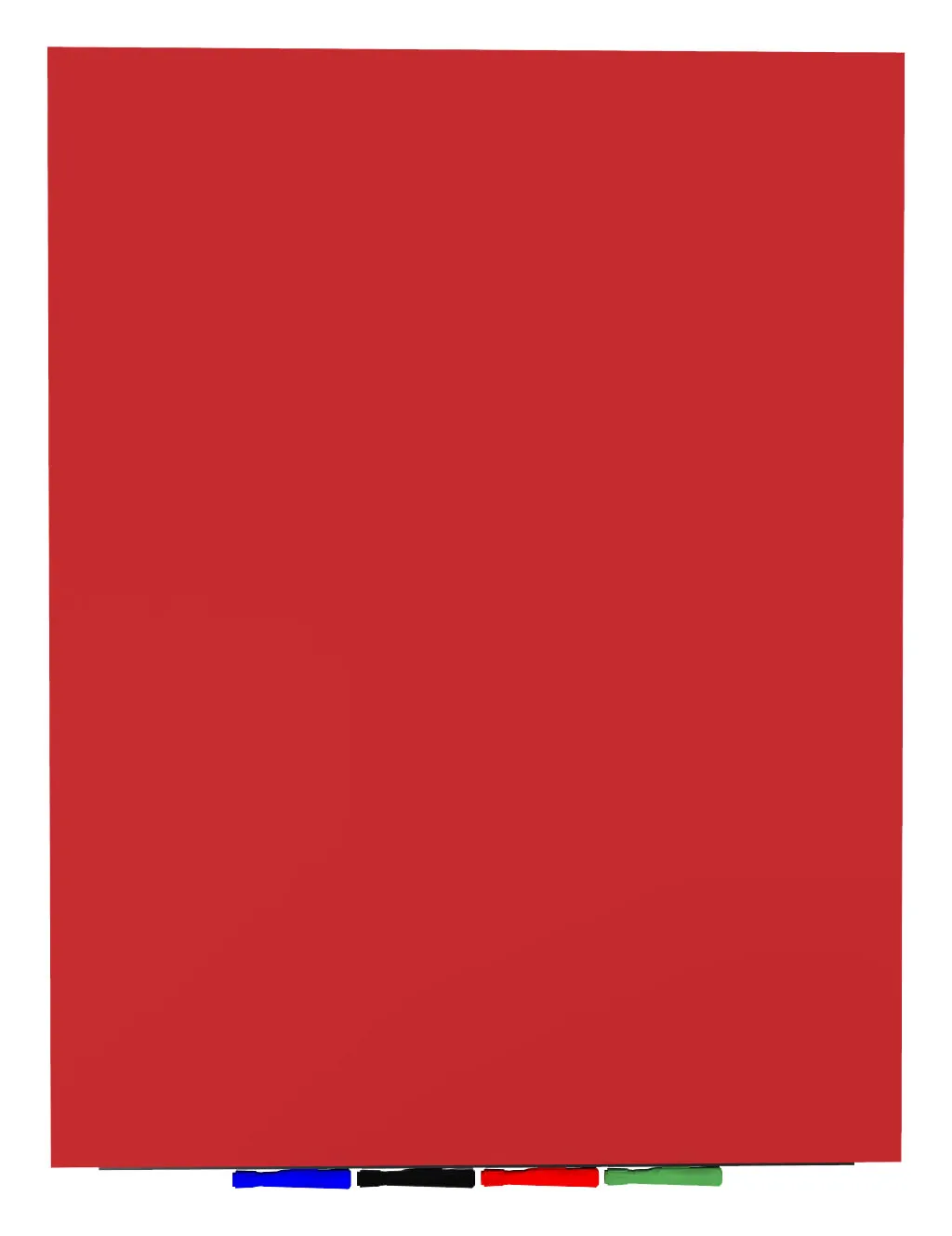 small magnetic glass dry erase whiteboard 14