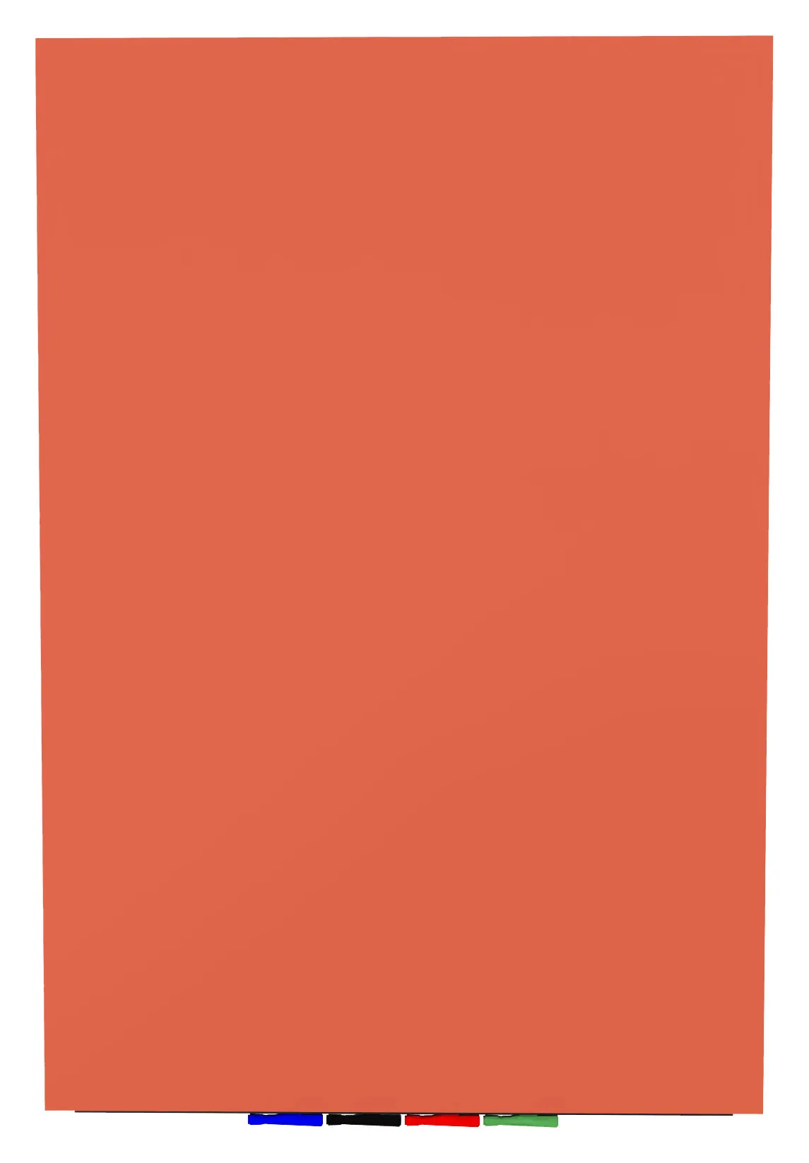 small magnetic glass dry erase whiteboard 13