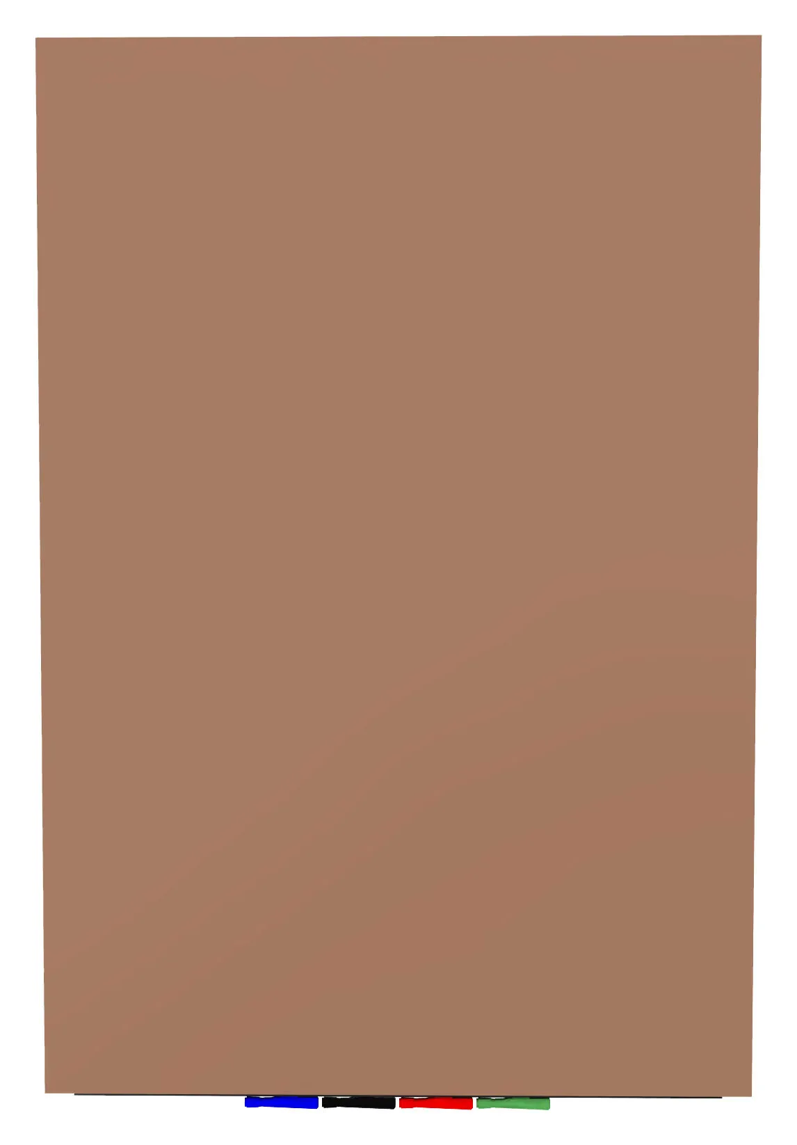 small magnetic glass dry erase whiteboard 16