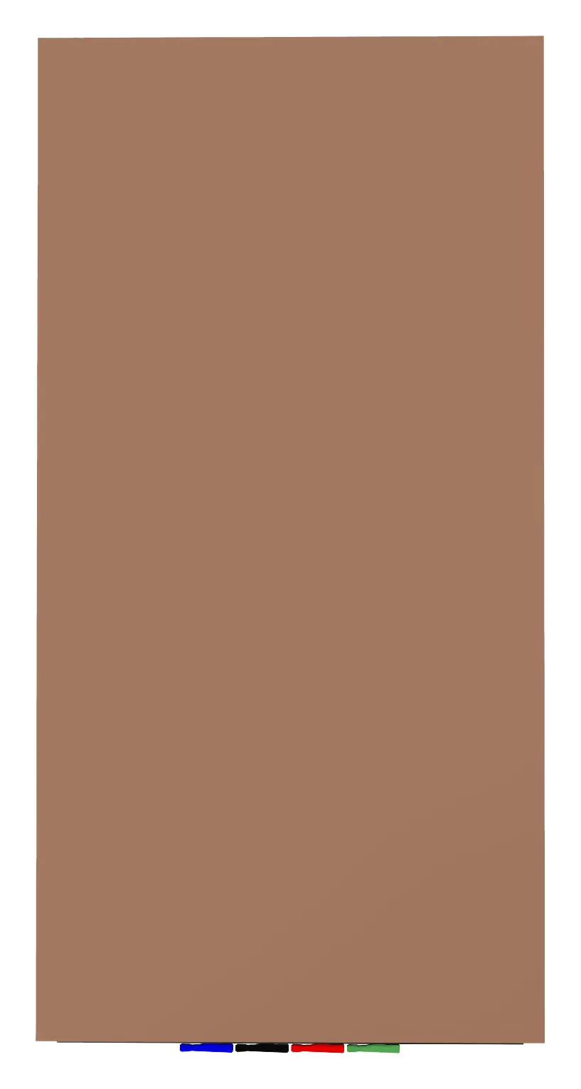 small magnetic glass dry erase whiteboard 16