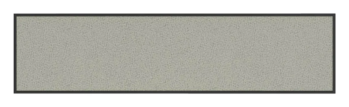 Fabric Bulletin Board with Black Frame - 36