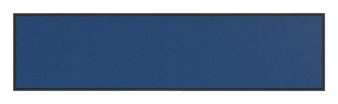 Fabric Bulletin Board with Black Frame - 36