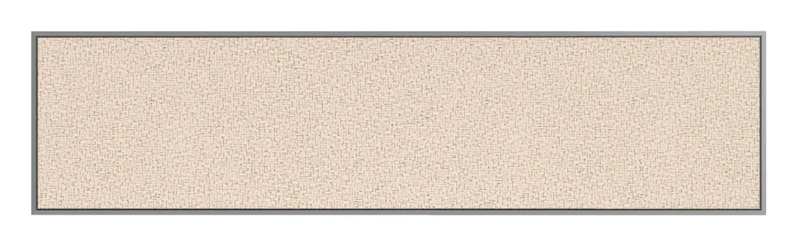 Fabric Bulletin Board with Silver Frame - 36