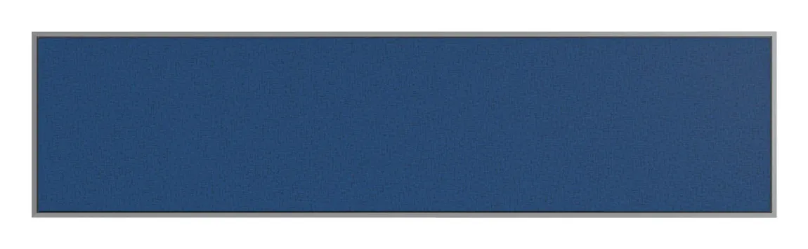 Fabric Bulletin Board with Silver Frame - 36