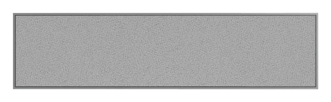 Fabric Bulletin Board with Silver Frame - 36