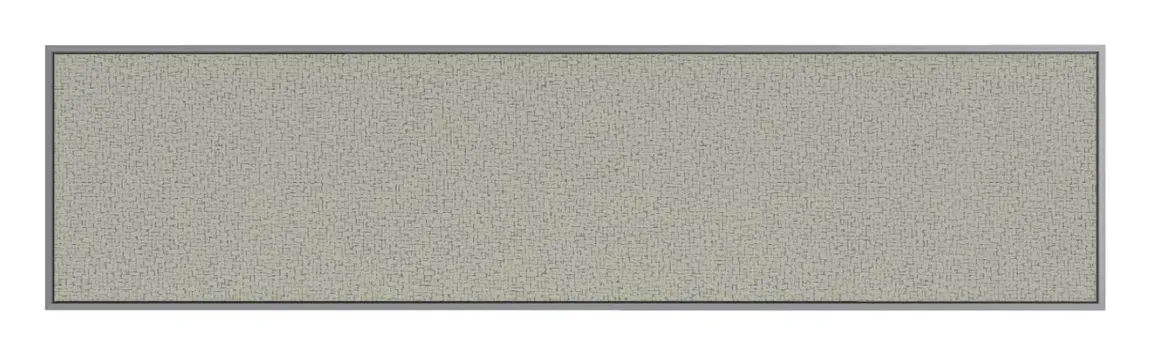 Fabric Bulletin Board with Silver Frame - 36