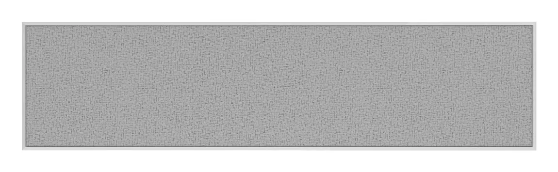 Fabric Bulletin Board with White Frame - 36