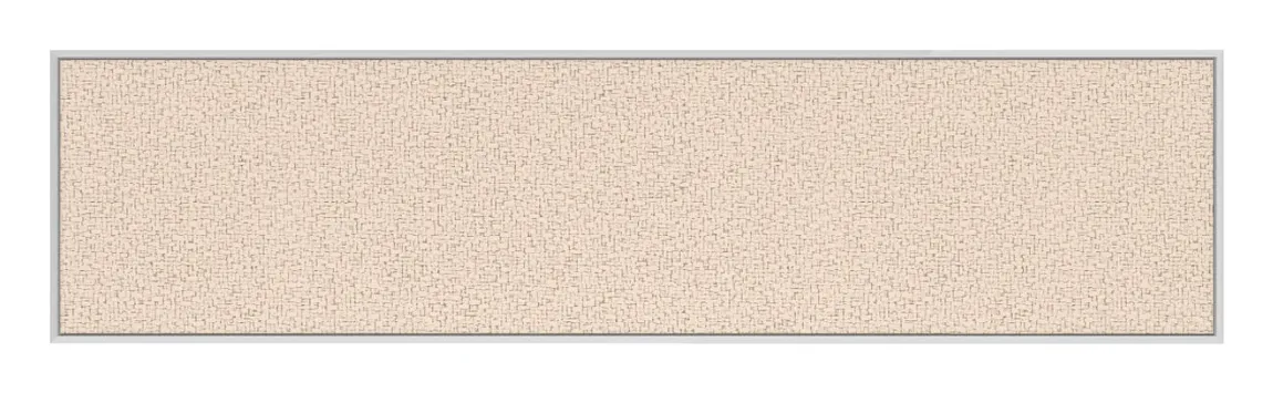 Fabric Bulletin Board with White Frame - 36