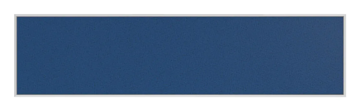 Fabric Bulletin Board with White Frame - 36