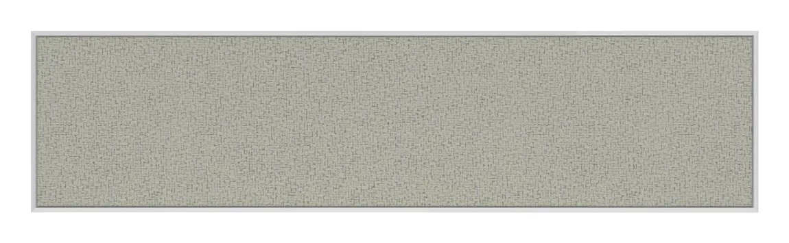 Fabric Bulletin Board with White Frame - 36