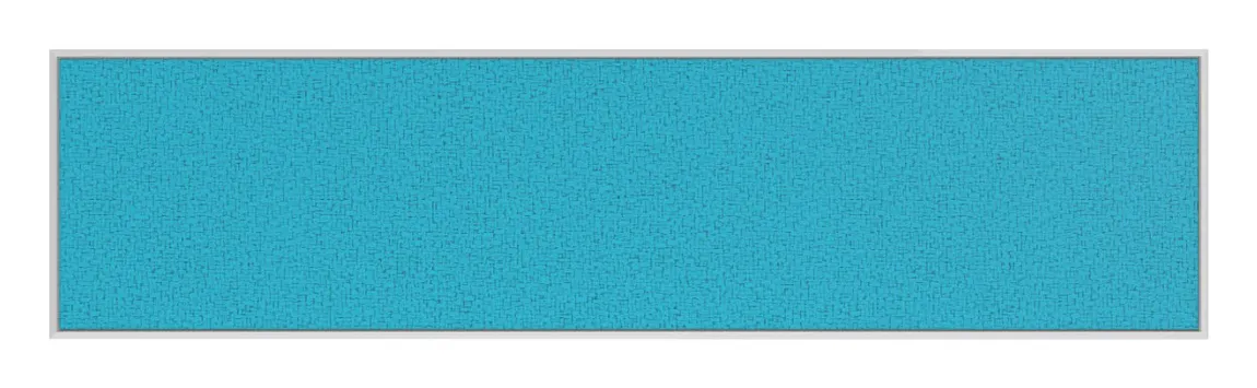 Fabric Bulletin Board with White Frame - 36