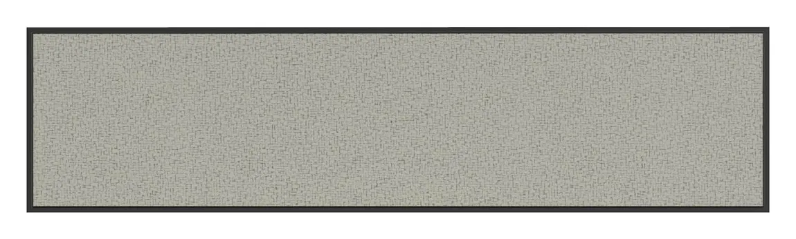 Fabric Bulletin Board with Black Frame - 48