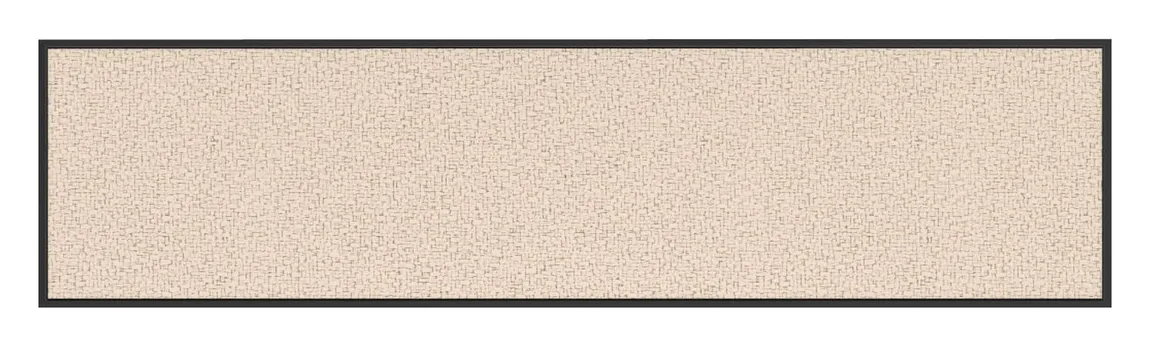 Fabric Bulletin Board with Black Frame - 48