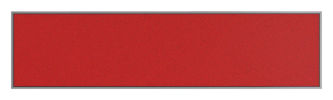 Fabric Bulletin Board with Silver Frame - 48