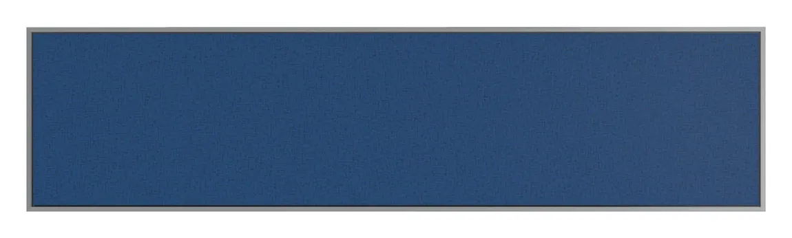 Fabric Bulletin Board with Silver Frame - 48