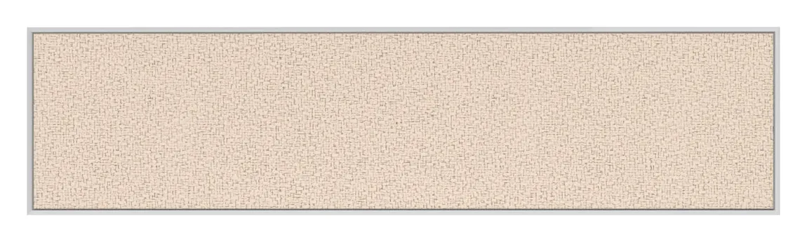 Fabric Bulletin Board with White Frame - 48