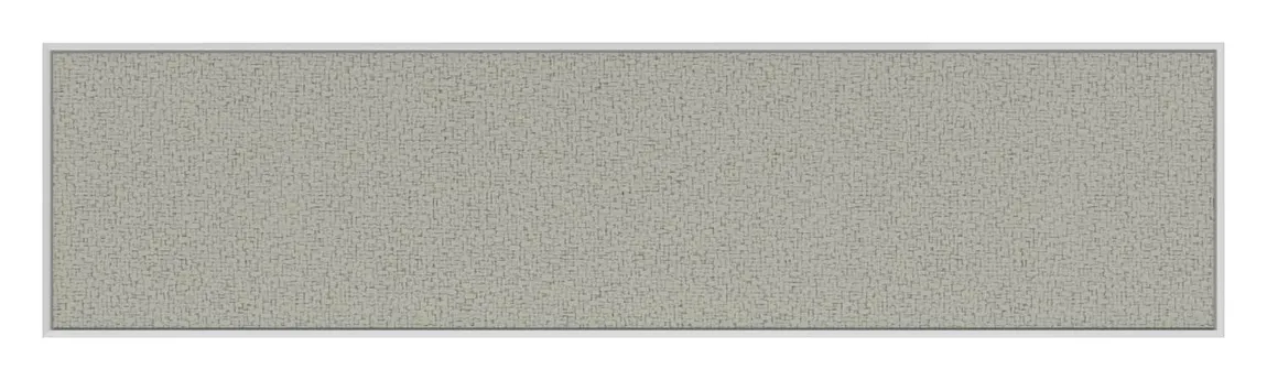 Fabric Bulletin Board with White Frame - 48