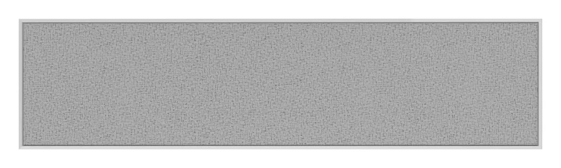 Fabric Bulletin Board with White Frame - 48