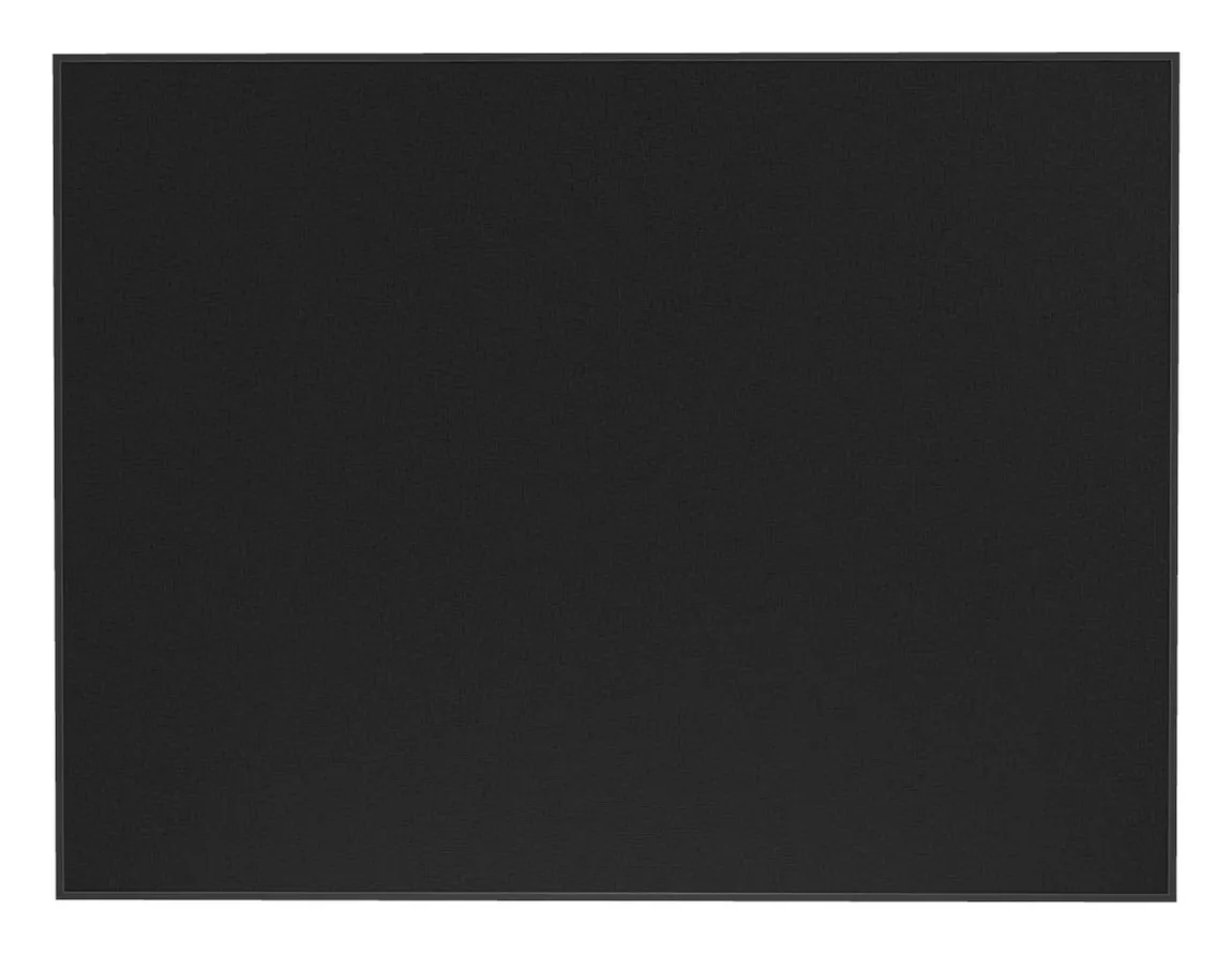 Fabric Bulletin Board with Black Frame - 36