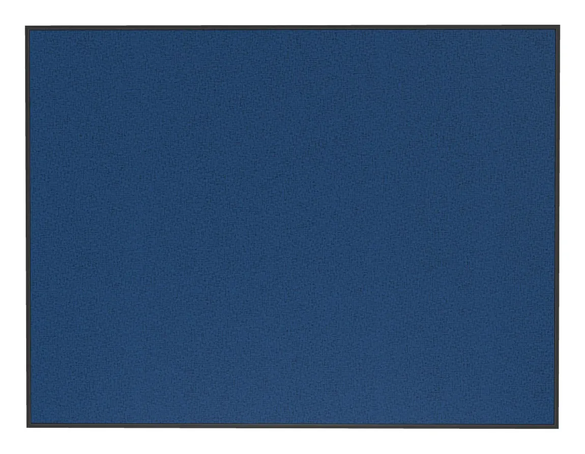 Fabric Bulletin Board with Black Frame - 36