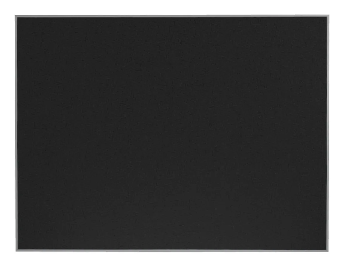 Fabric Bulletin Board with Silver Frame - 36