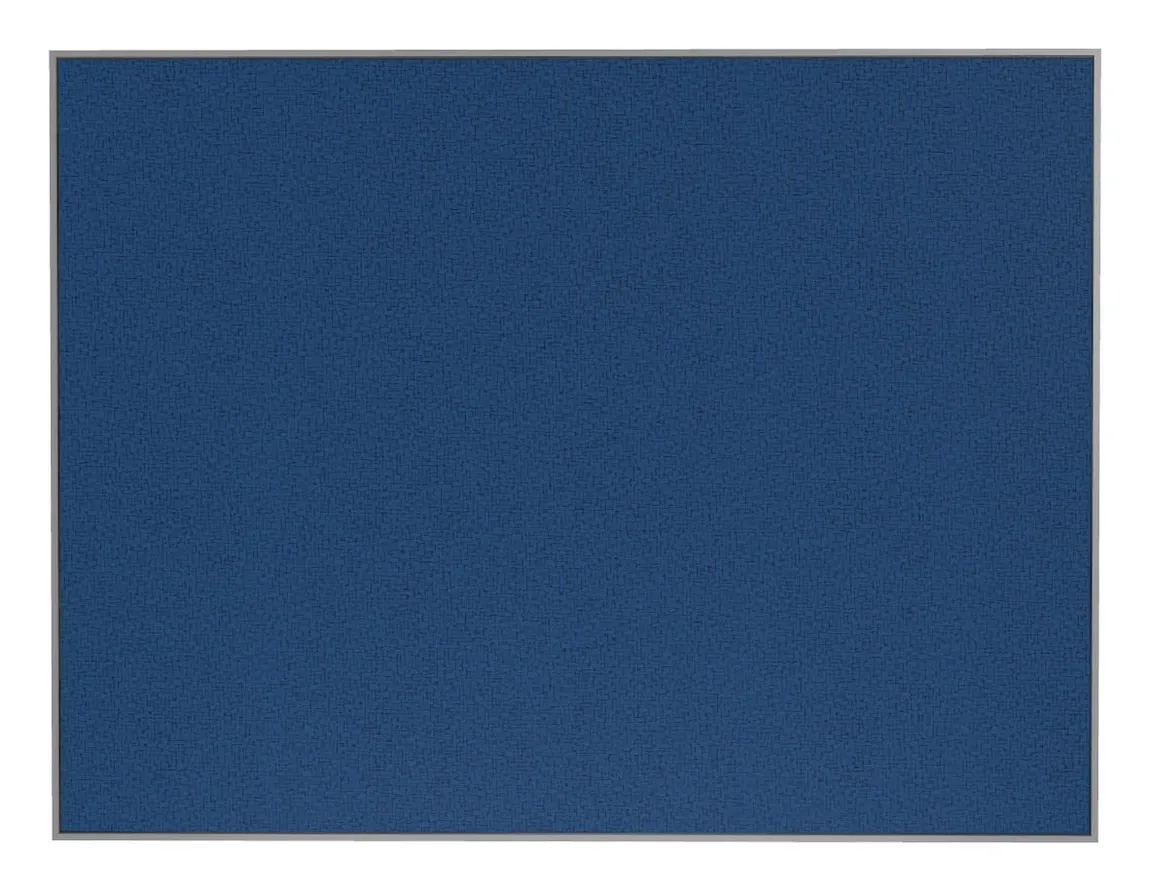 Fabric Bulletin Board with Silver Frame - 36