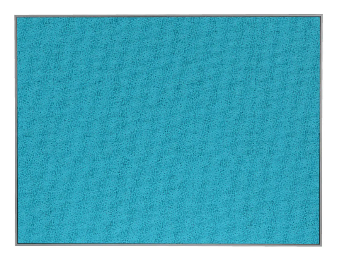 Fabric Bulletin Board with Silver Frame - 36