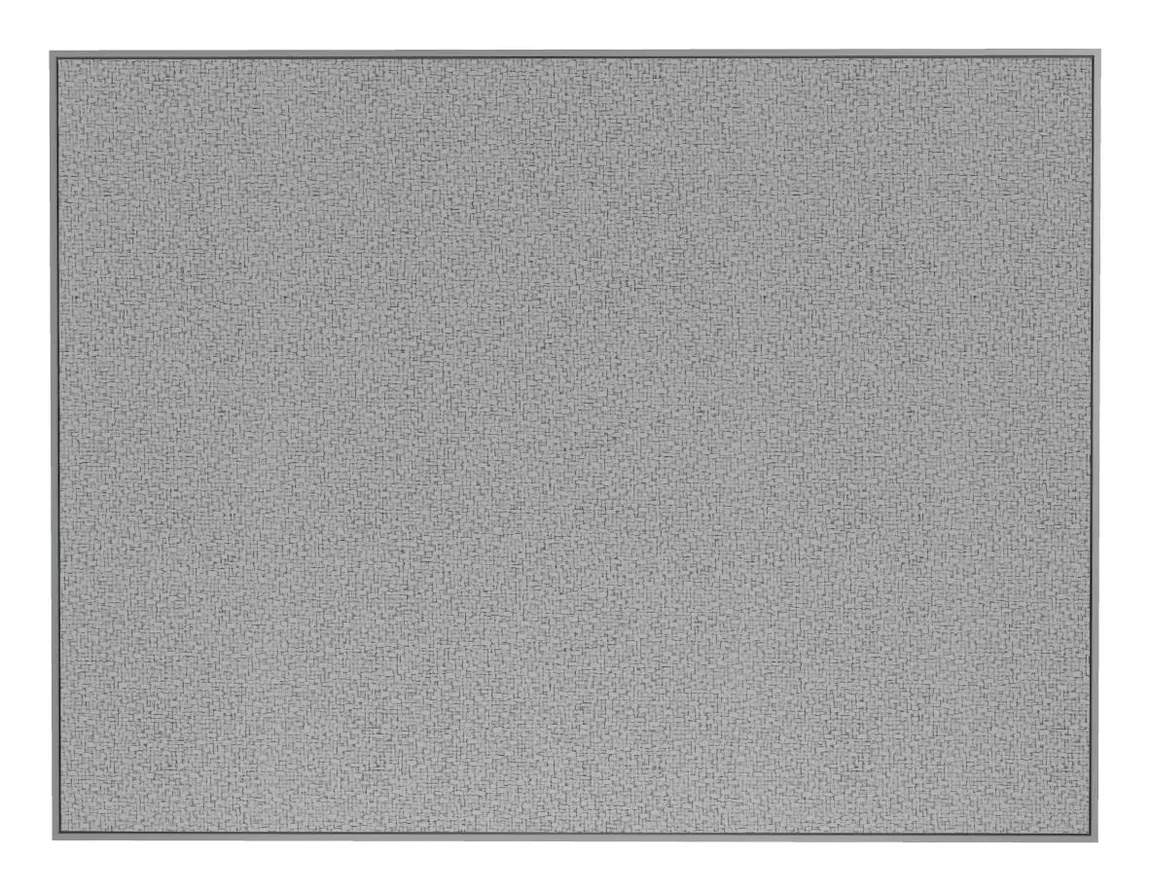 Fabric Bulletin Board with Silver Frame - 36