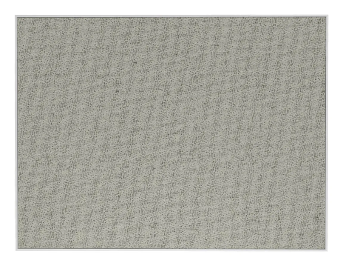 Fabric Bulletin Board with White Frame - 36