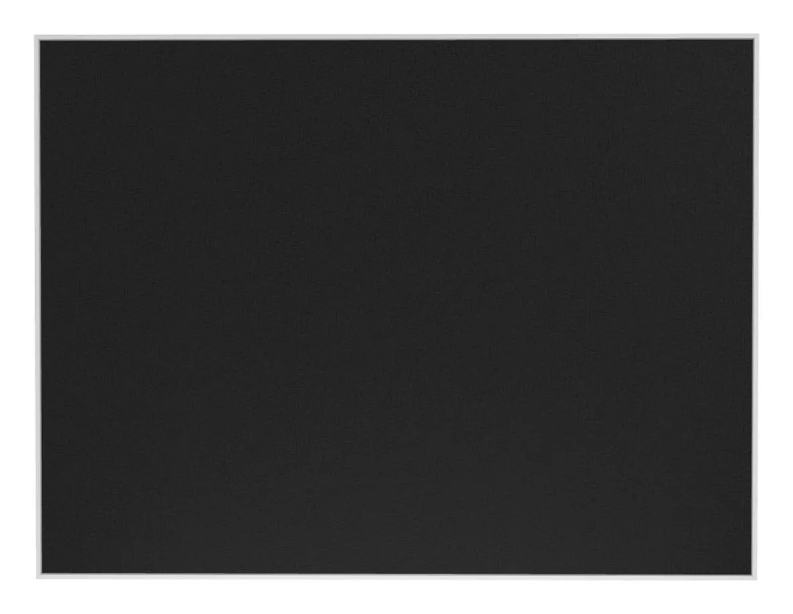 Fabric Bulletin Board with White Frame - 36