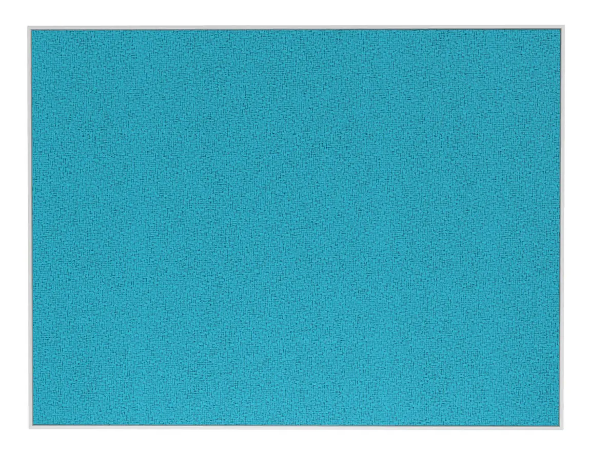 Fabric Bulletin Board with White Frame - 36