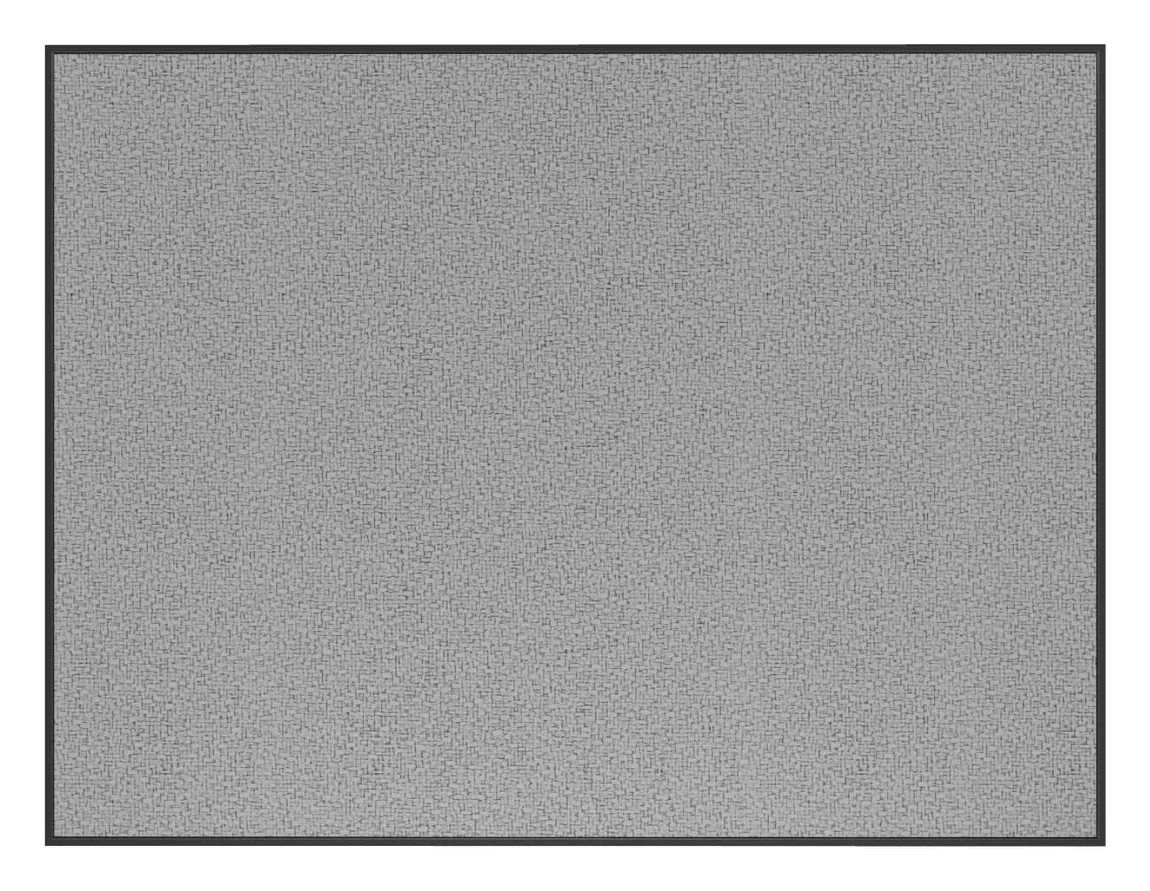 Fabric Bulletin Board with Black Frame - 48