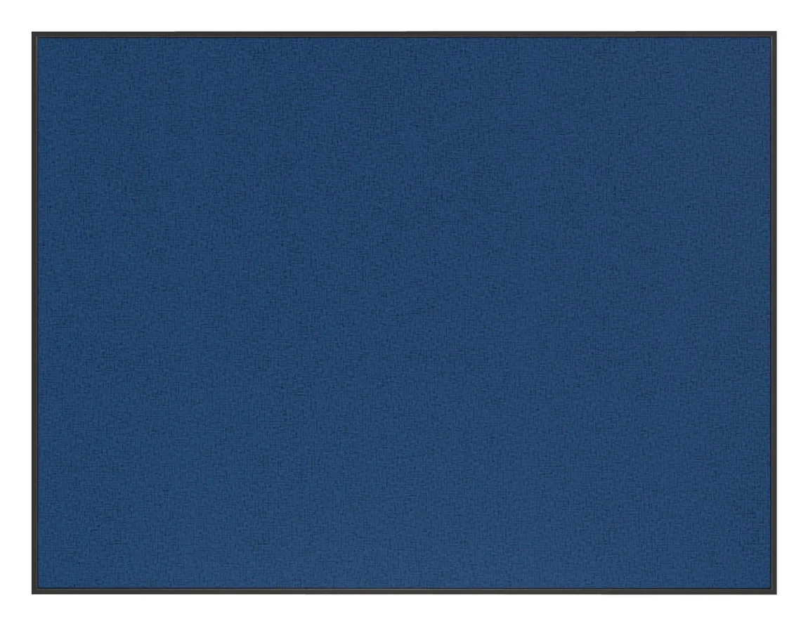 Fabric Bulletin Board with Black Frame - 48