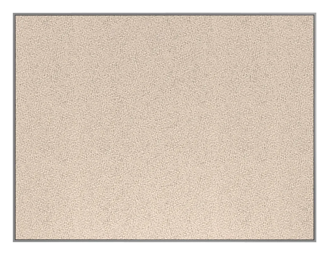 Fabric Bulletin Board with Silver Frame - 48