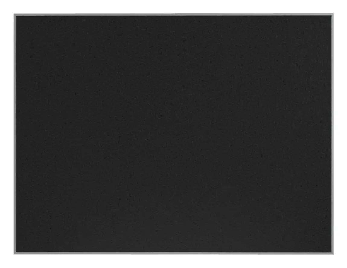 Fabric Bulletin Board with Silver Frame - 48