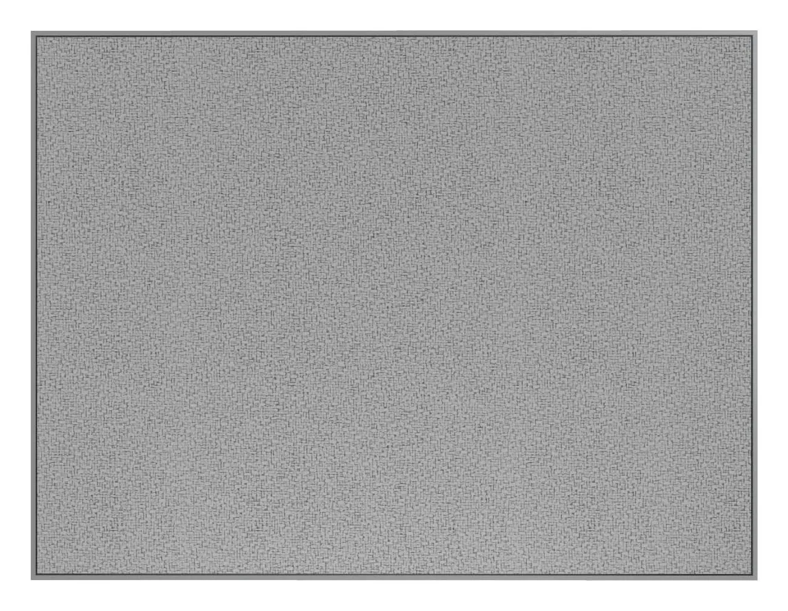 Fabric Bulletin Board with Silver Frame - 48