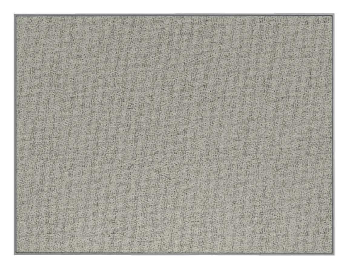 Fabric Bulletin Board with Silver Frame - 48