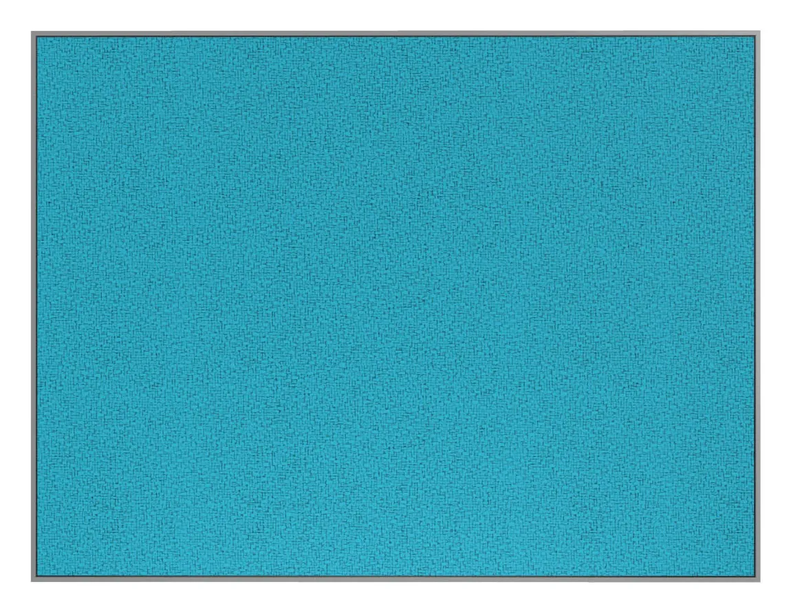 Fabric Bulletin Board with Silver Frame - 48