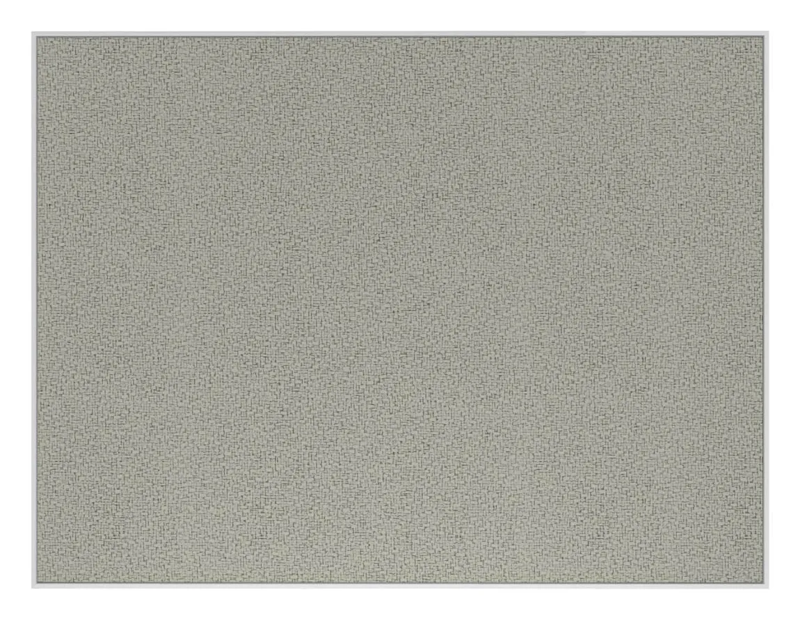 Fabric Bulletin Board with White Frame - 48