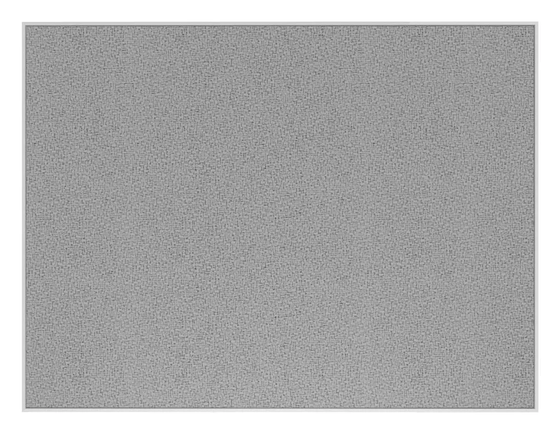 Fabric Bulletin Board with White Frame - 48