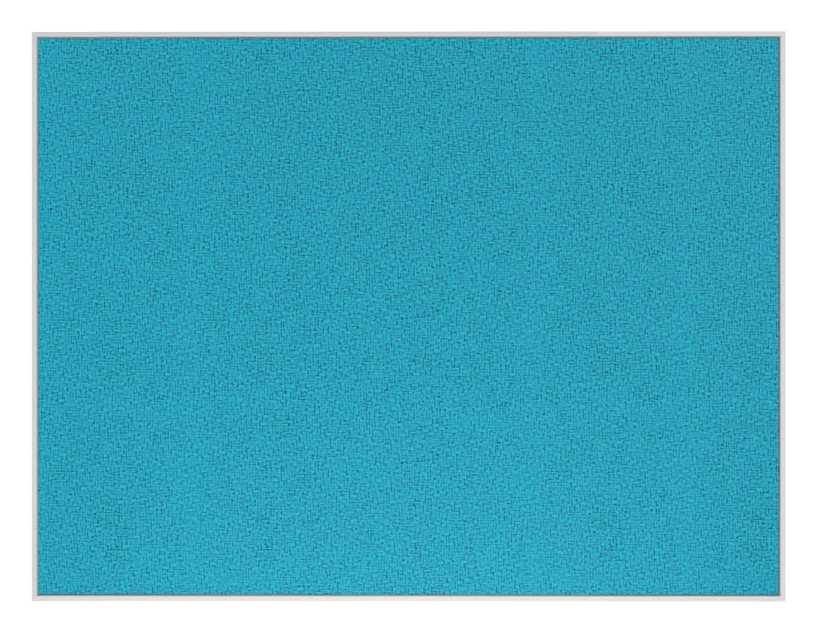 Fabric Bulletin Board with White Frame - 48