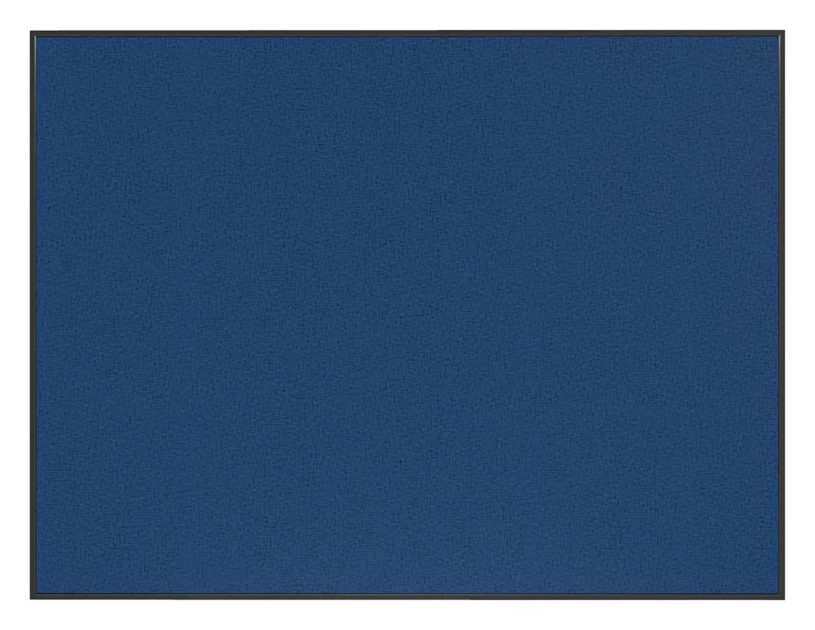Fabric Bulletin Board with Black Frame - 60
