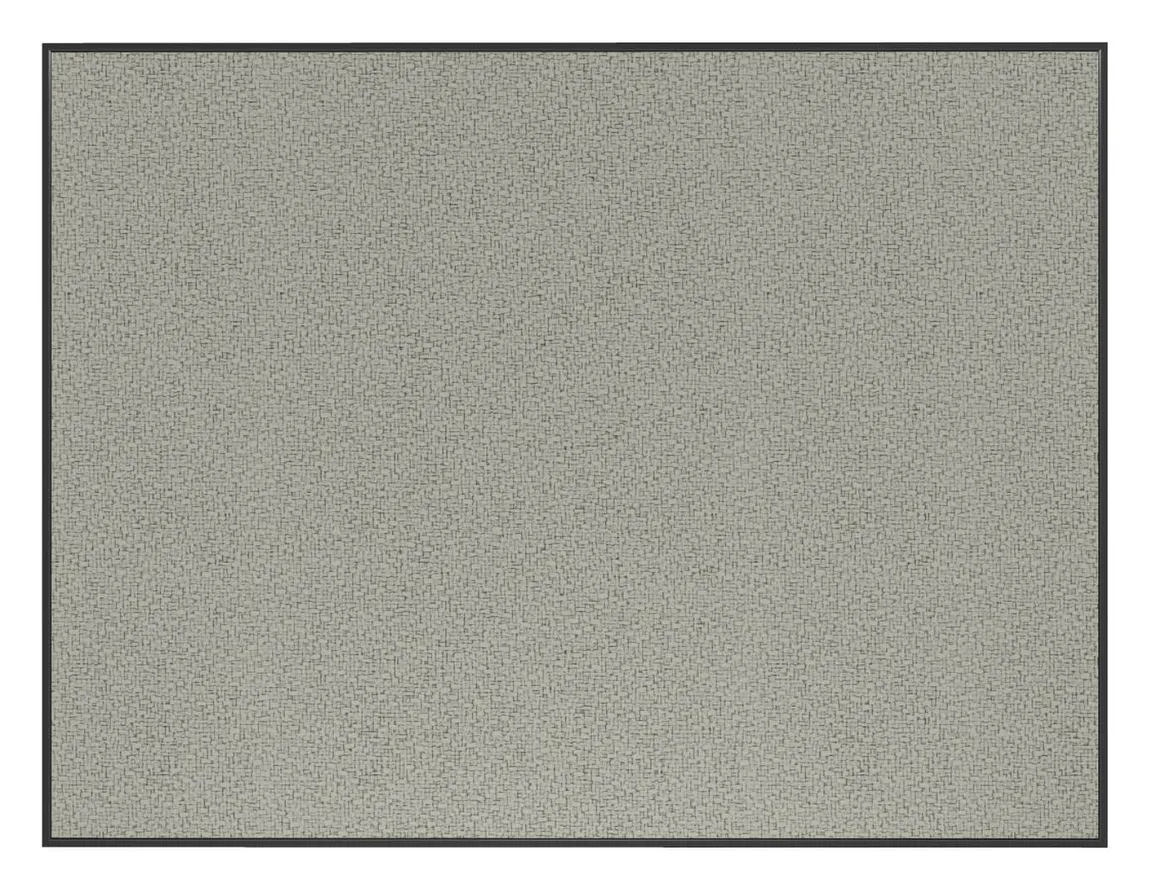 Fabric Bulletin Board with Black Frame - 60