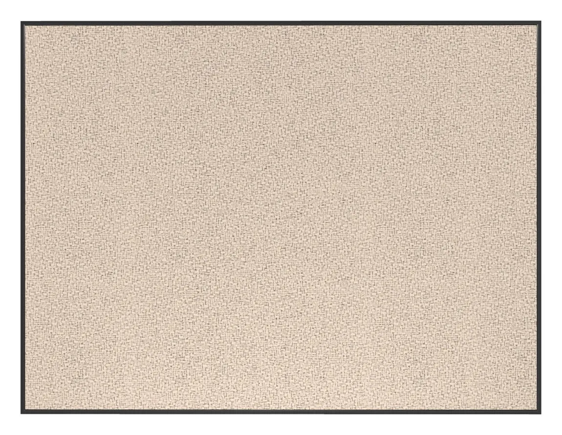 Fabric Bulletin Board with Black Frame - 60