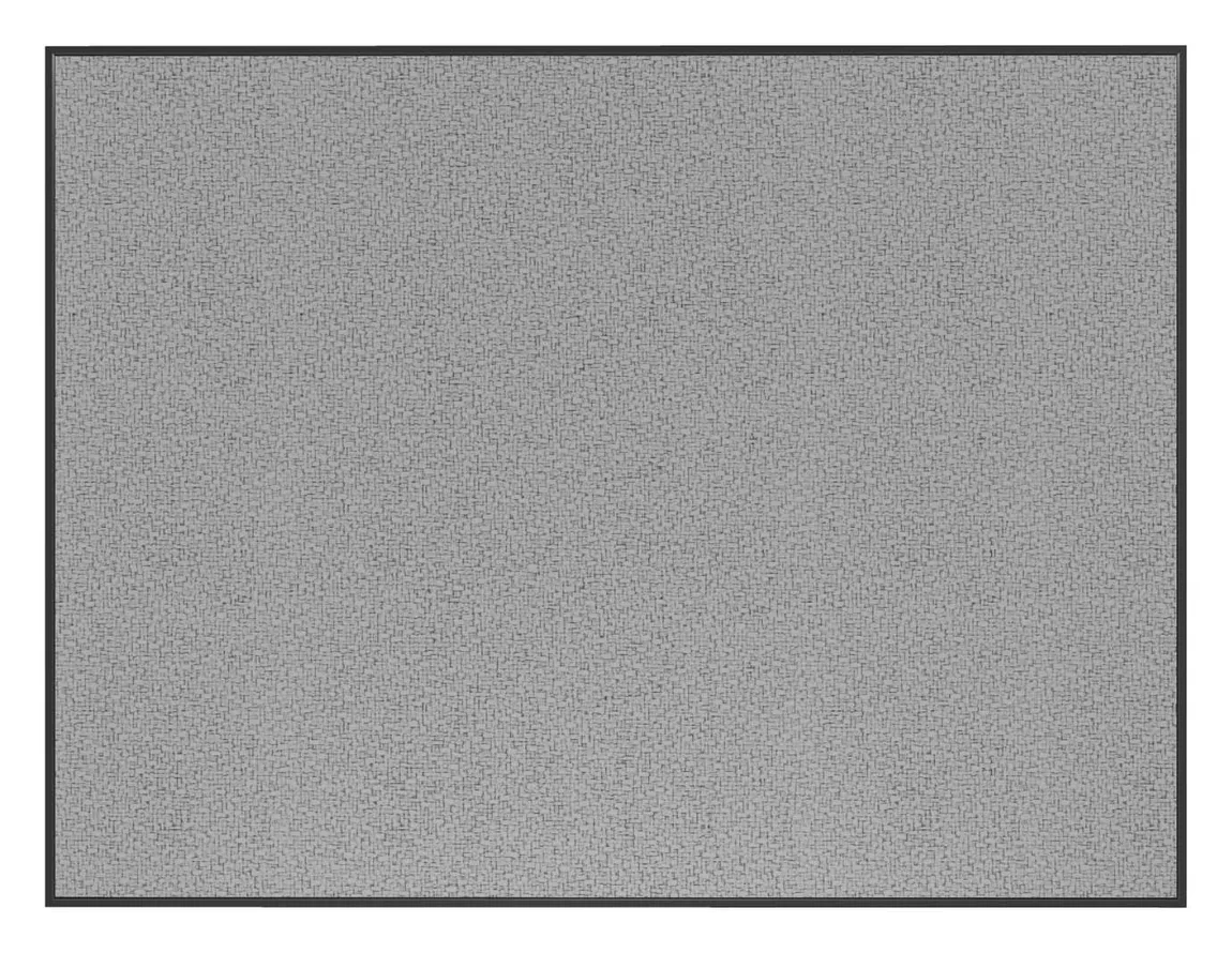 Fabric Bulletin Board with Black Frame - 60